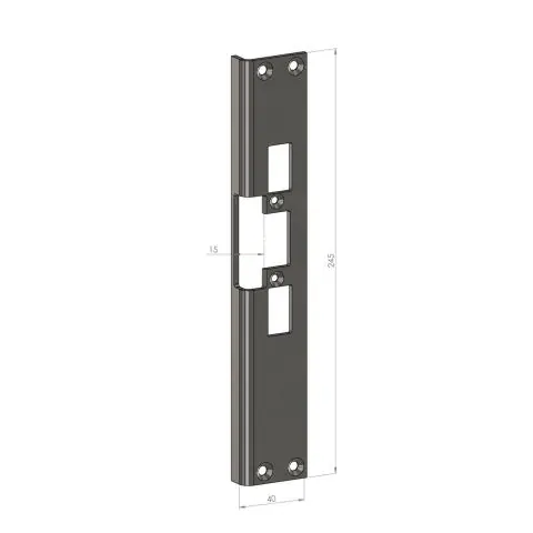 SAFETRON SA-30V Monteringsstolpe Premium